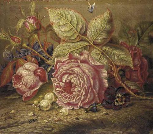 Pierre-Auguste Renoir Roses oil painting picture